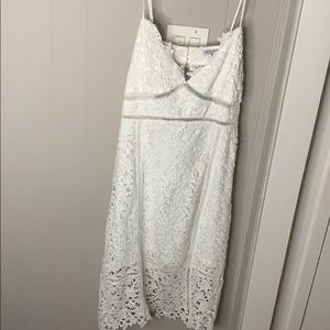 Fashionnova white lace dress
